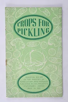 Bulletin: 40s, 50s, publication, Crops For Pickling, illustration