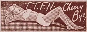 Leggy: 40s, publication, Basinful of Fun No. 33, illustration