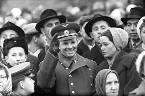 Cosmonaut: 44th anniversary of October Revolution in Moscow