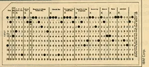 Punched: 45 Column Punch Cards