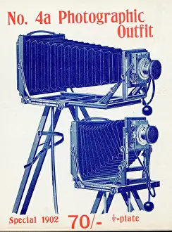 Primus: No 4A Half Plate Photographic Camera Outfit