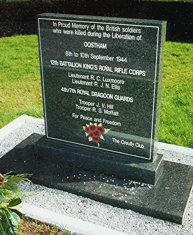 Withdrew: 4th-7th Royal Dragoon Guards, 12th Battalion KRRC