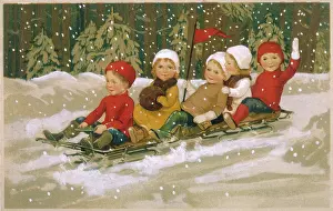 Toboggans: 5 KIDS RIDE TOBOGGAN