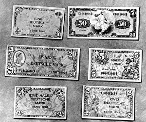 Valid: 50 years Deutsche Mark: banknotes 1948