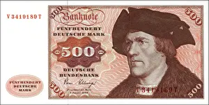 Currencies: 500 Mark banknote, 20th century