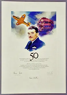 Whittle: 50th anniversary of first flight of the Gloster E28/39