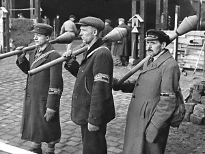 Lcgr1406: Some of the 60, 000 Volksstrum engaged in the Battle