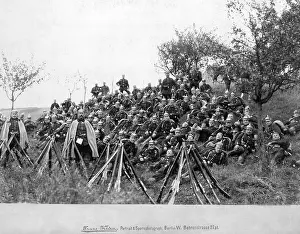 Belongs: The 6th Company taking a break, 1899