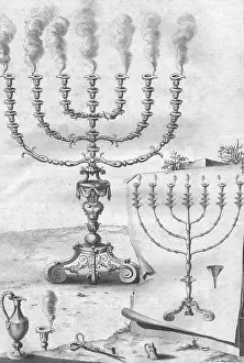 Menorah: 7-BRANCH CANDLESTICK