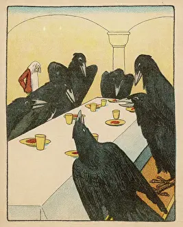 Ravens: 7 RAVENS AT DINNER