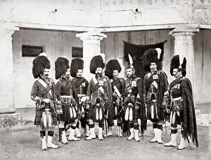 79th: 79th Highlanders, British army regiment, India c.1860's
