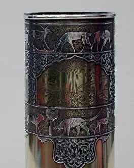 Lilith: 86 mm German engraved artillery shell case - Bezalel School
