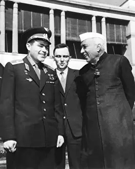 Delhi: A. Nikolayev on a visit to India