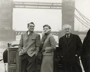 Humourist: A. P. Herbert with family on the River Thames