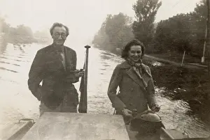 Riverboat: A. P. Herbert on a riverboat with his daughter