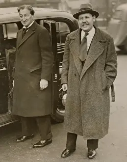 Scoring: A. P. Herbert with an unknown Gentleman