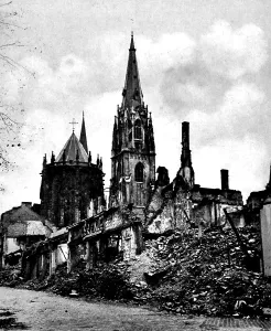 Destructive: Aachen Cathedral, Germany; Second World War, 1944