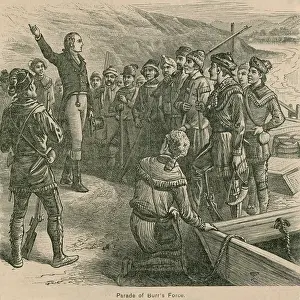 Lcgr1908: Aaron Burr speaking to recruits for his scheme