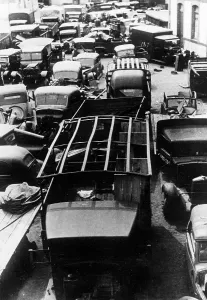 Lorry: Abandoned French war material in Chartres, 1940