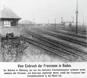 Invading: Abandoned station in Offenburg, 1923