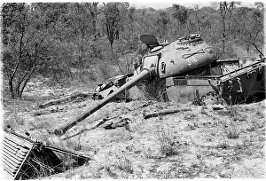 Cuanavale: Abandoned tanks and military hardware on the road to