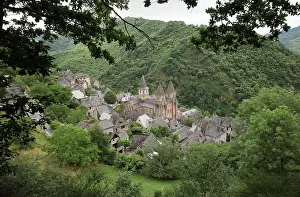 Rodez: Abbatiale Sainte-Foy, Conques, Midi-Pyrenees, France