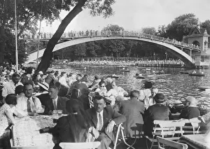 Excursion: Abbey bridge in Berlin-Treptow, around 1935