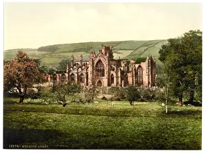 Melrose: The Abbey, Melrose, Scotland
