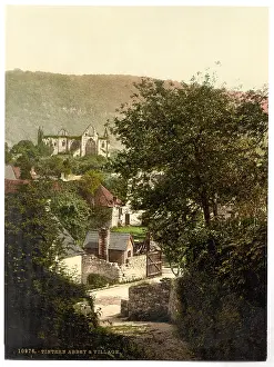 Tintern: Abbey and village, Tintern, England