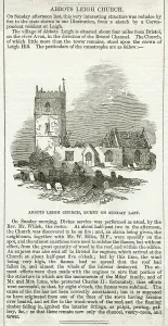 Remnants: Abbots Leigh church after the fire