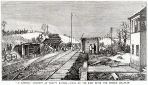 Collision: Abbots Ripton railway accident, Cambridgeshire