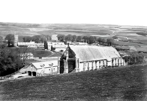 Tithe: Abbotsbury, the Tithe Barn 1890