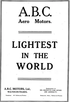 Lightest: ABC Aero Motors - Lightest In The World
