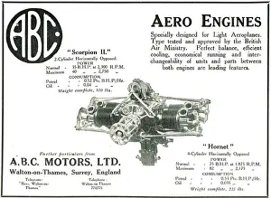 Horizontally: ABC New Scorpion Mark II 2 Cylinder