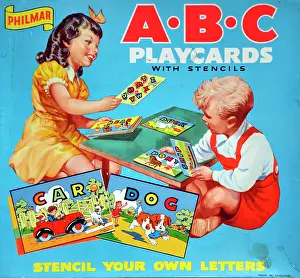 Stencil: ABC Playcards with Stencils