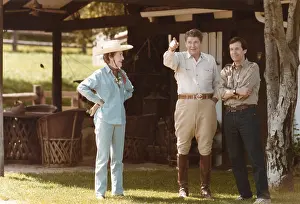 Jodhpurs: ABC Television Correspondent Charles Gibson with