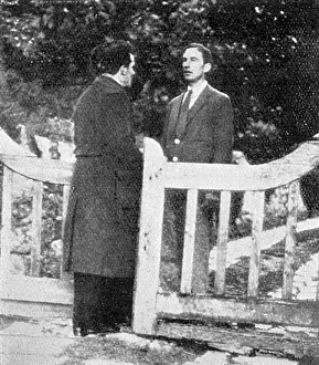Jan18: Abdication crisis, Herman Rogers talking to a journalist