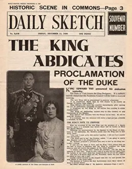 Abdicating: Abdication of King Edward VIII