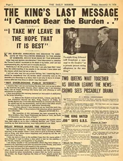 Abdicated: Abdication of King Edward VIII