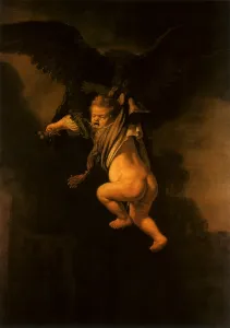 1635: The Abduction of Ganymede, by Rembrandt