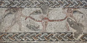 Interlaced: Abduction of Hylas mosaic, House of the Procession