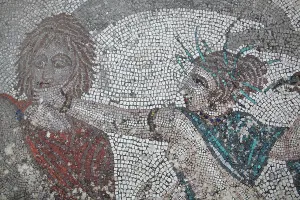 Abducting: Abduction of Hylas mosaic, House of the Procession