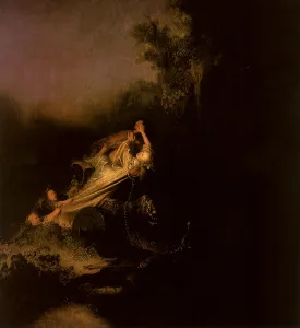 Proserpine: The Abduction of Proserpine, by Rembrandt