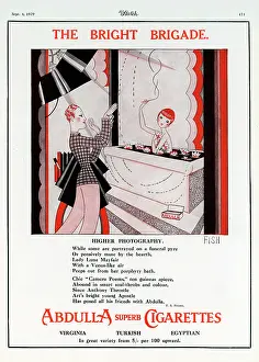 Abdulla: Abdulla Cigarettes Advertisement - Annie Fish