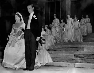 Grainger: Abel-Smith wedding, St George's Chapel, Windsor