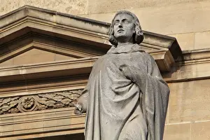 Abelard: Abelard statue, Cour Napoleon, Louvre, Paris, France