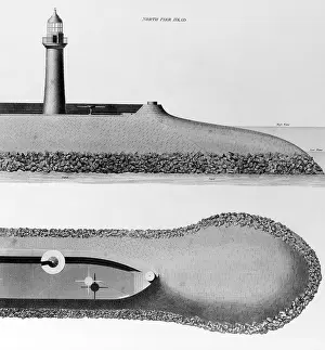 Ins. Of Civil Engineers: Aberdeen Harbour North Pier Head - Lighthouse