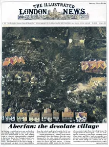 Glamorganshire: Aberfan: the desolate village