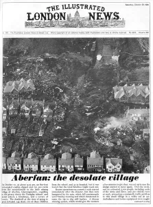 Glamorganshire: Aberfan: the desolate village