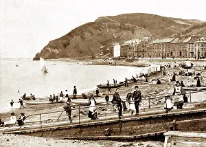 Aberystwyth: Aberystwyth beach, early 1900s